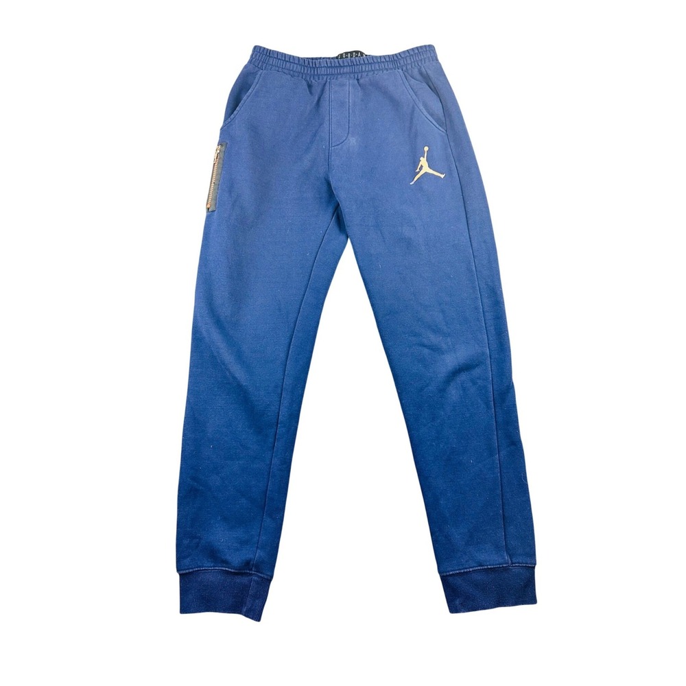 Jordan Jumpmanโ Air Fleece Boys Joggers XL Blue Sweatpants Tapered Activewear